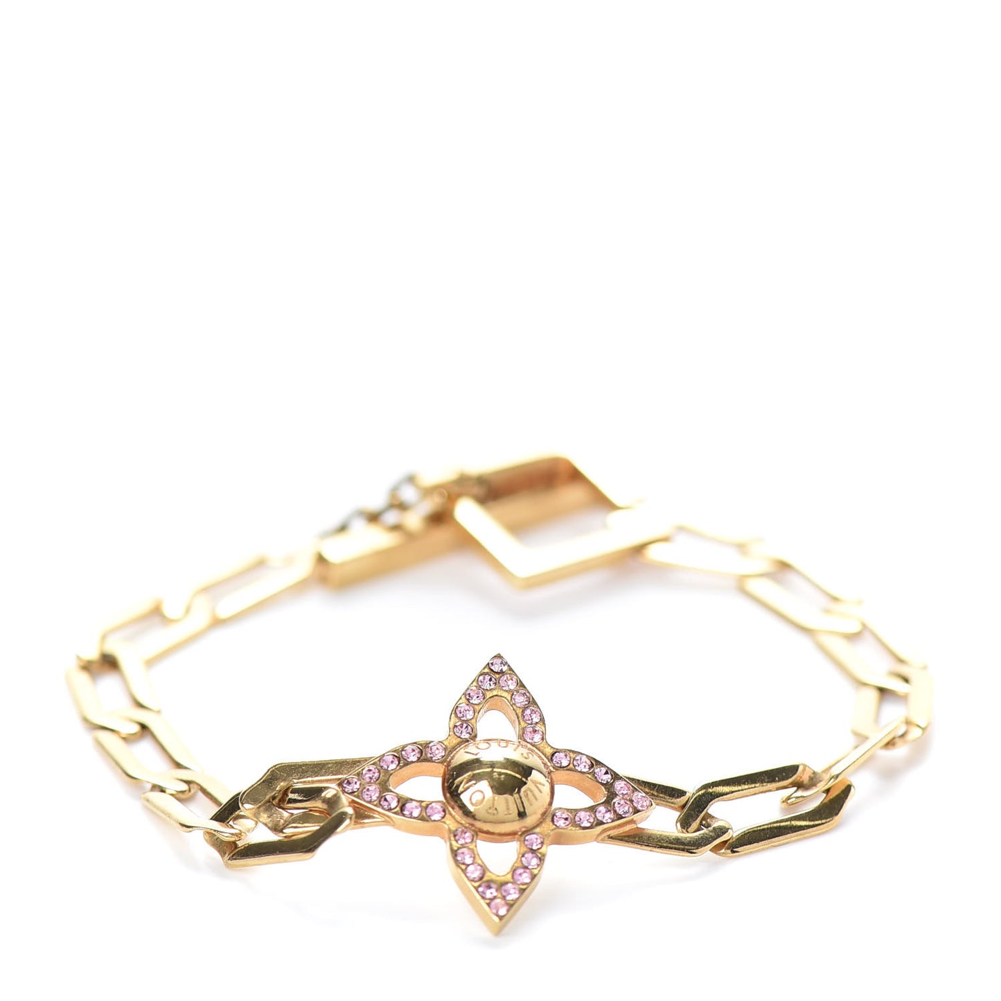 Swarovski Crystal Flower Power Bracelet Gold