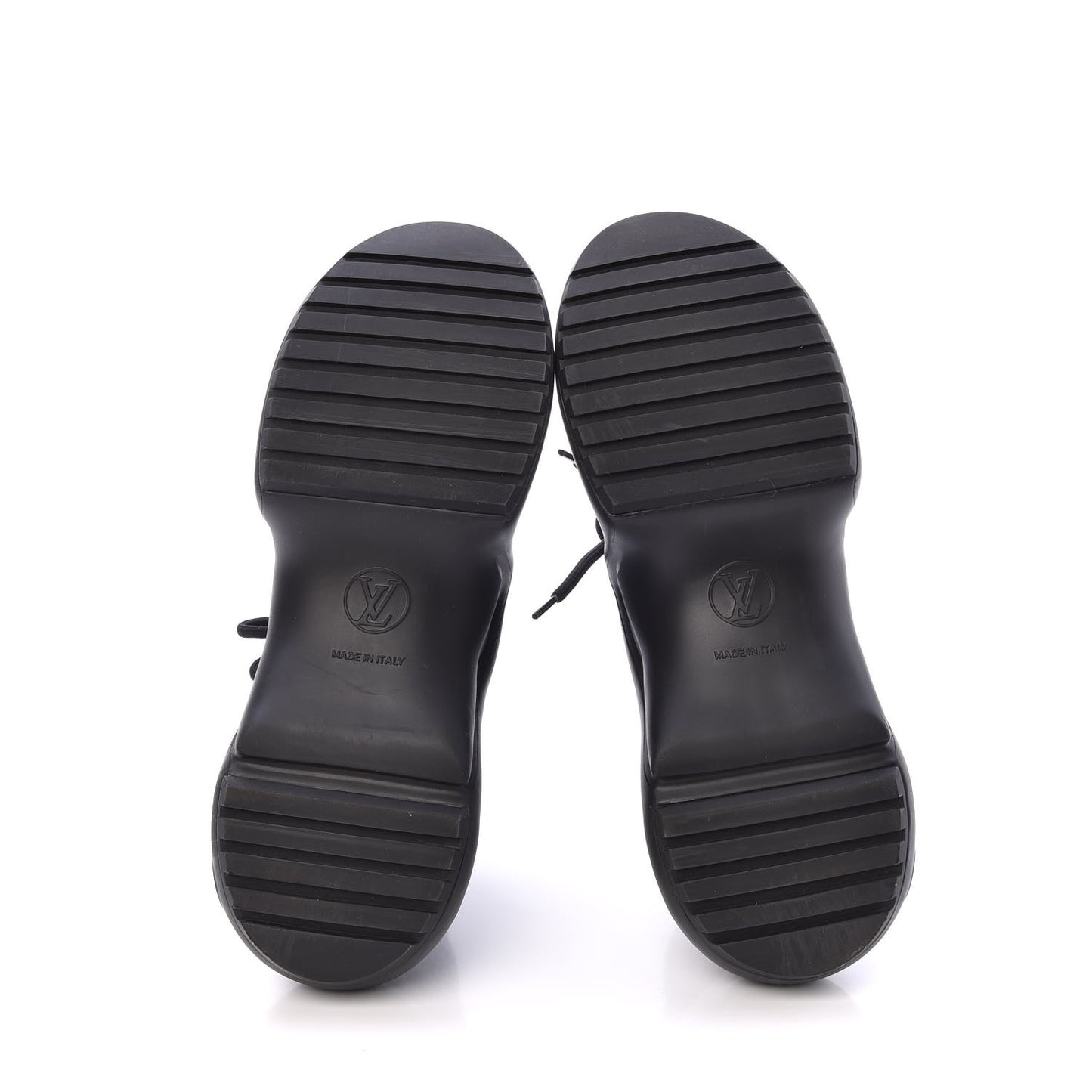Calfskin Technical Nylon LV Archlight Sneakers 37.5 Black