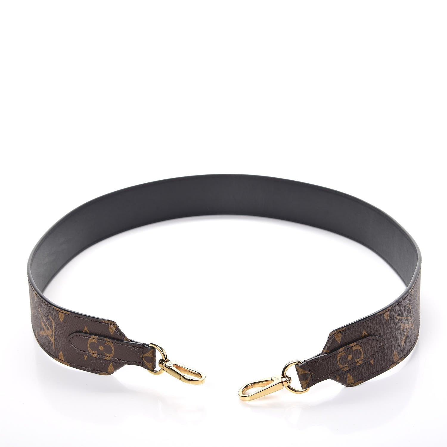 Louis Vuitton Monogram Bandouliere Shoulder Strap Black 3 of 7