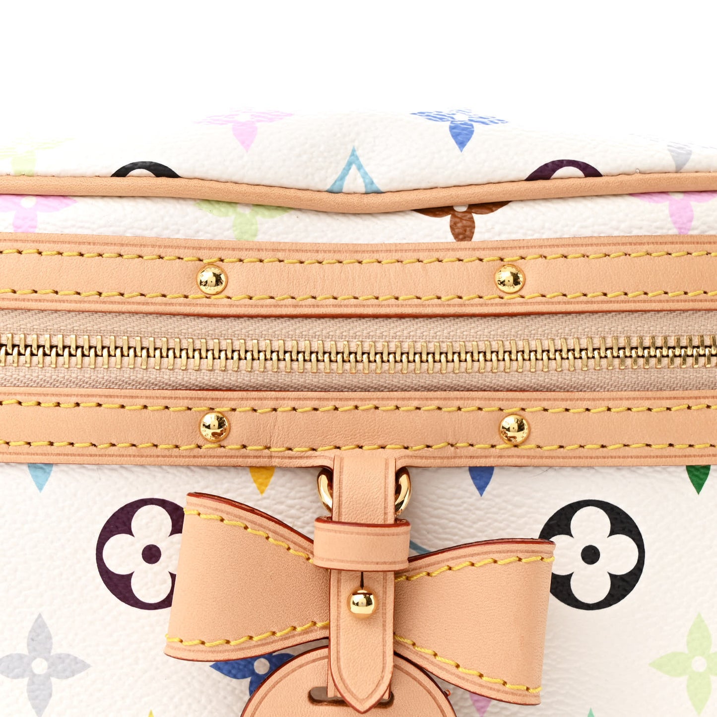 LV X TM Monogram Multicolor High Rise Bumbag White