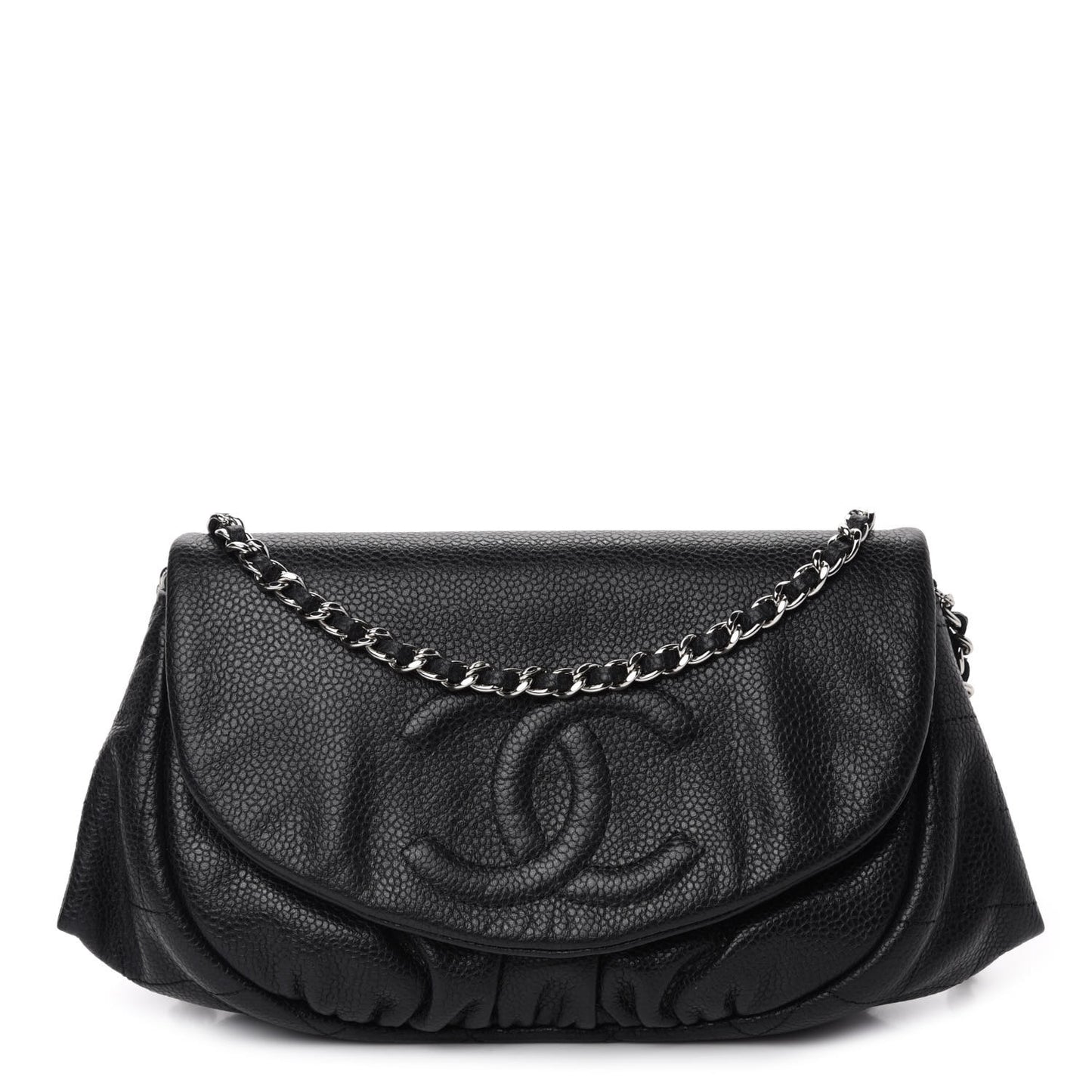 Caviar Half Moon Wallet On Chain WOC Black