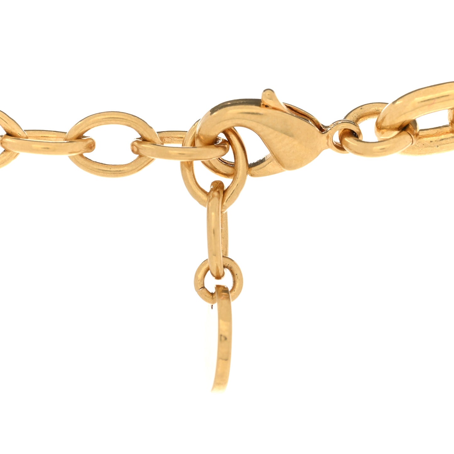 Metal Crystal Dio(r)evolution Choker Necklace Gold