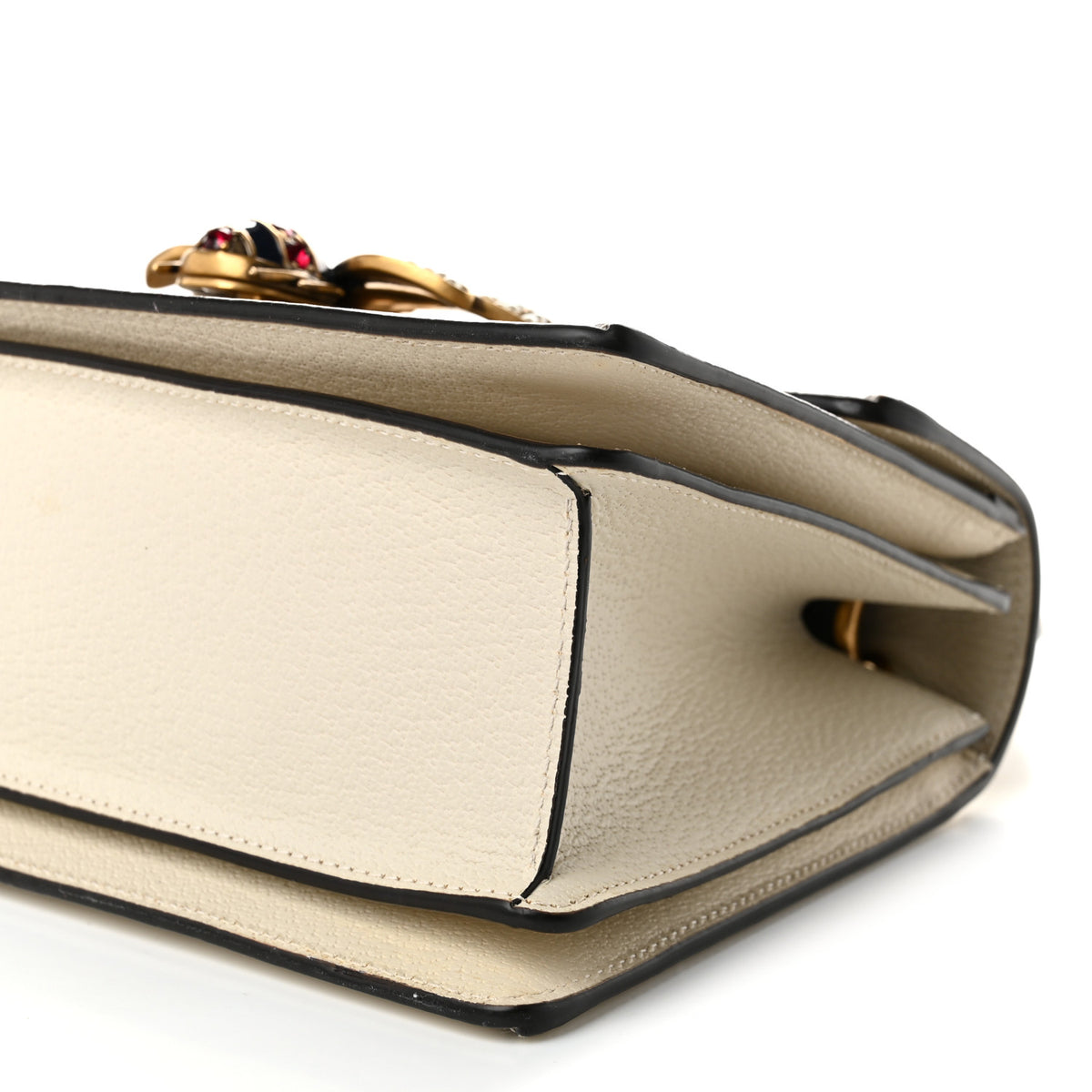 GG Supreme Monogram Small Queen Margaret Top Handle Bag White