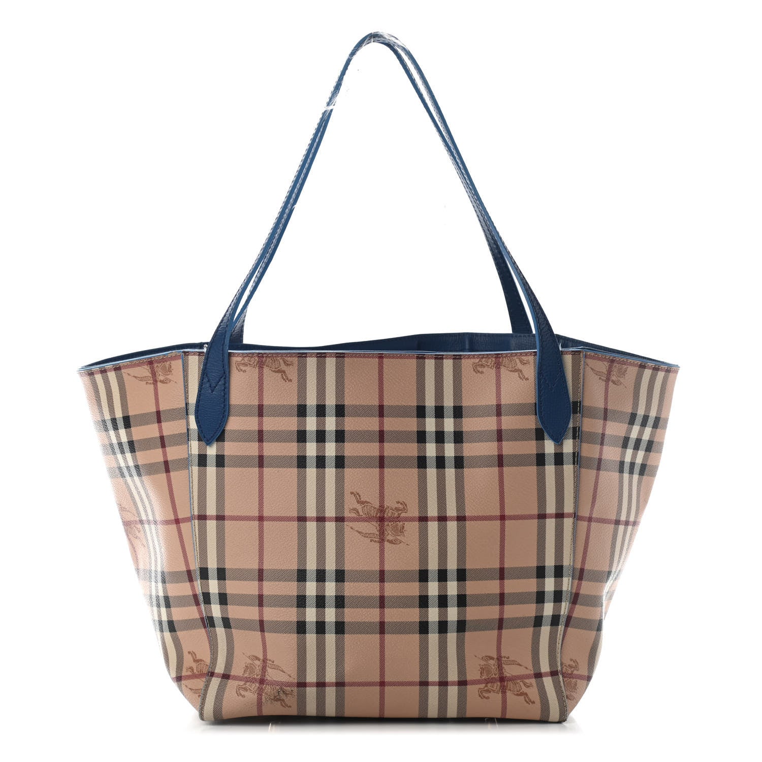 Burberry Haymarket Check Small Canterbury Tote Blue 1 of 11