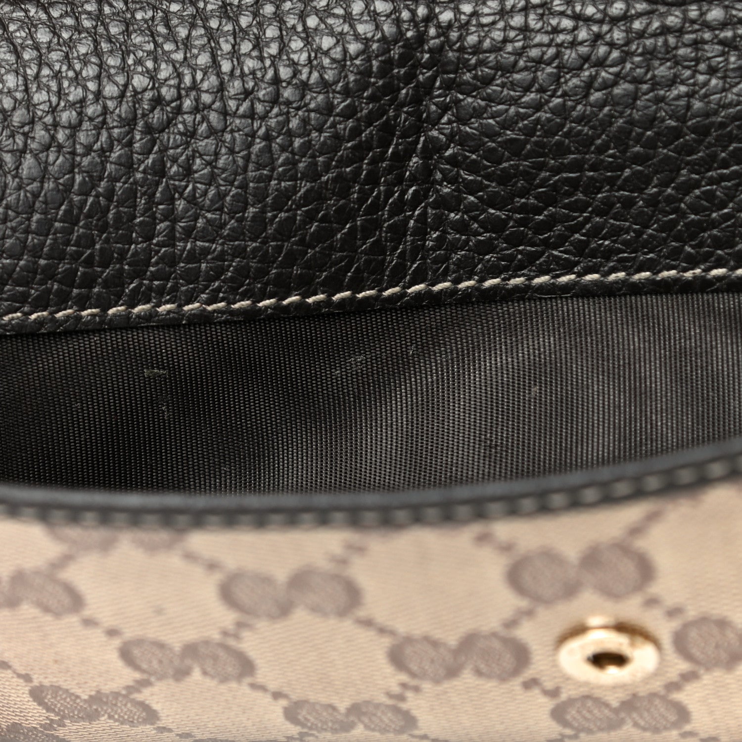 Gucci Calfskin Monogram Blondie Continental Wallet Dark Brown 4 of 11