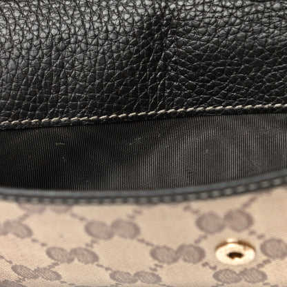 Gucci Calfskin Monogram Blondie Continental Wallet Dark Brown 4 of 11