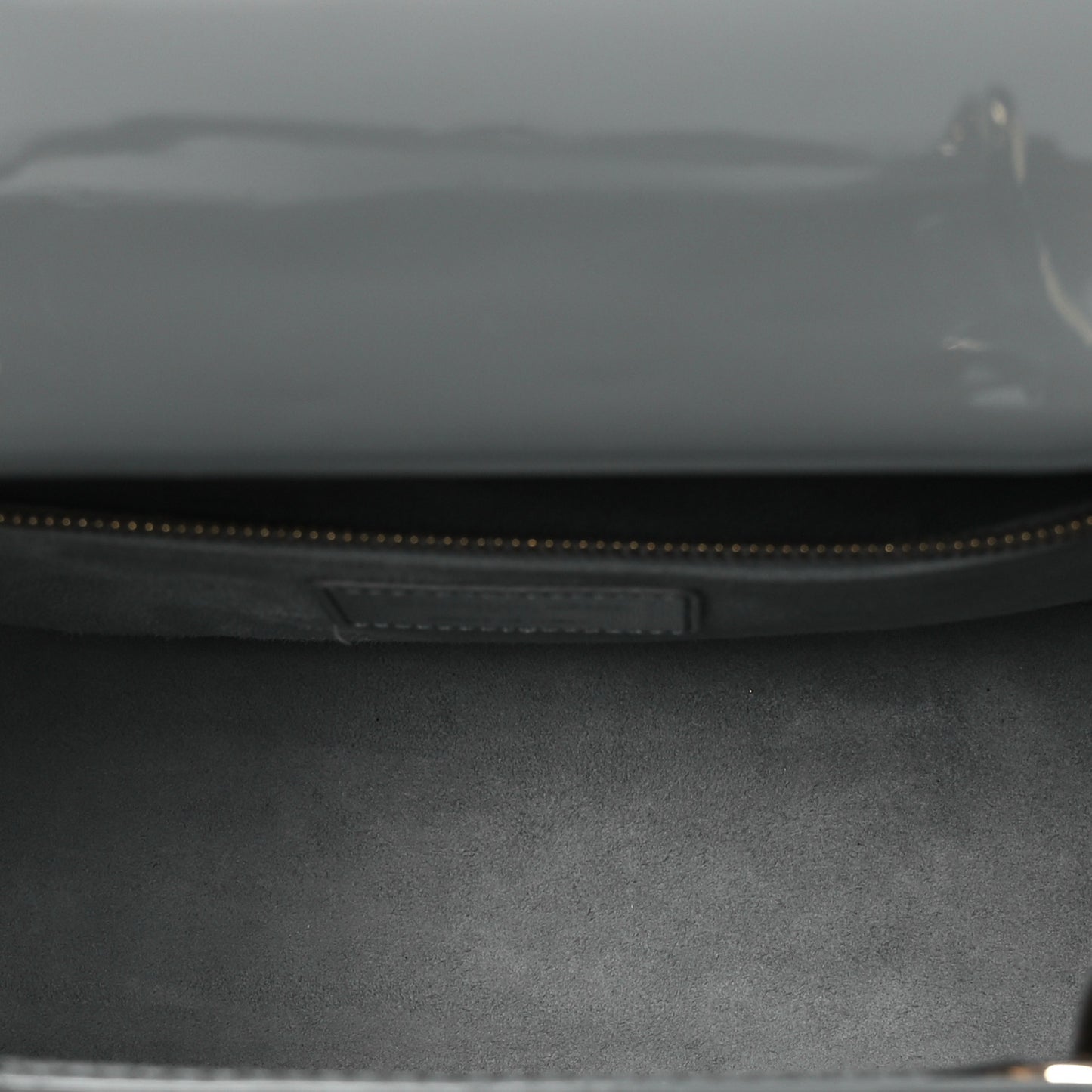 Patent Cannage Medium Lady Dior Grey