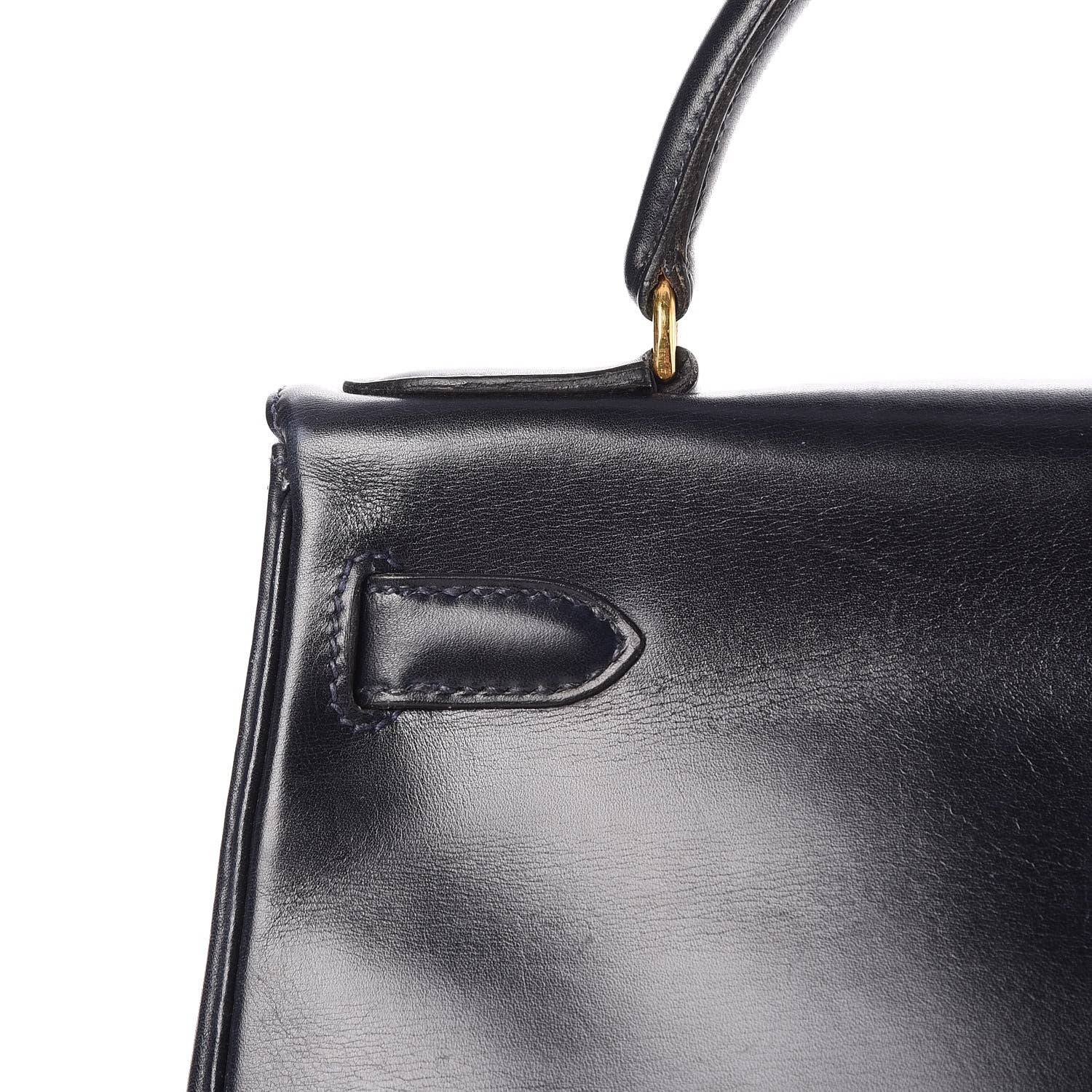Hermes Box Kelly Retourne 28 Indigo 35 of 38
