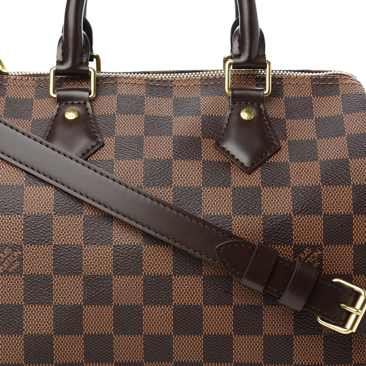 Damier Ebene Speedy Bandouliere 25