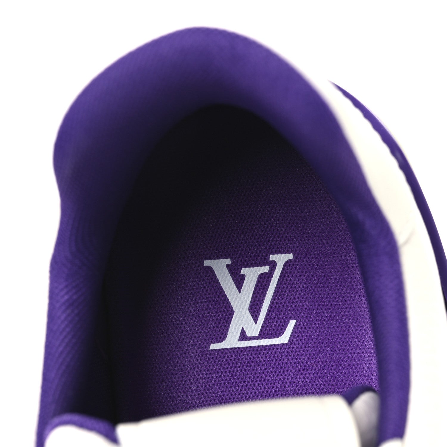 Louis Vuitton Calfskin LV Trainer Sneakers 9 Purple 9 of 12