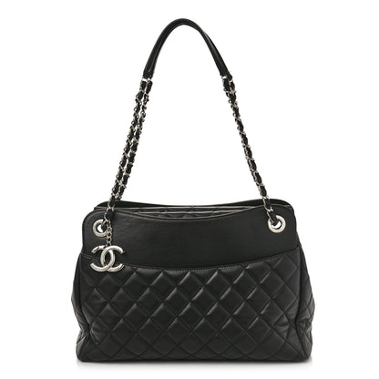 Chanel Lambskin Quilted Chanel 7 Tote Black 1 of 9