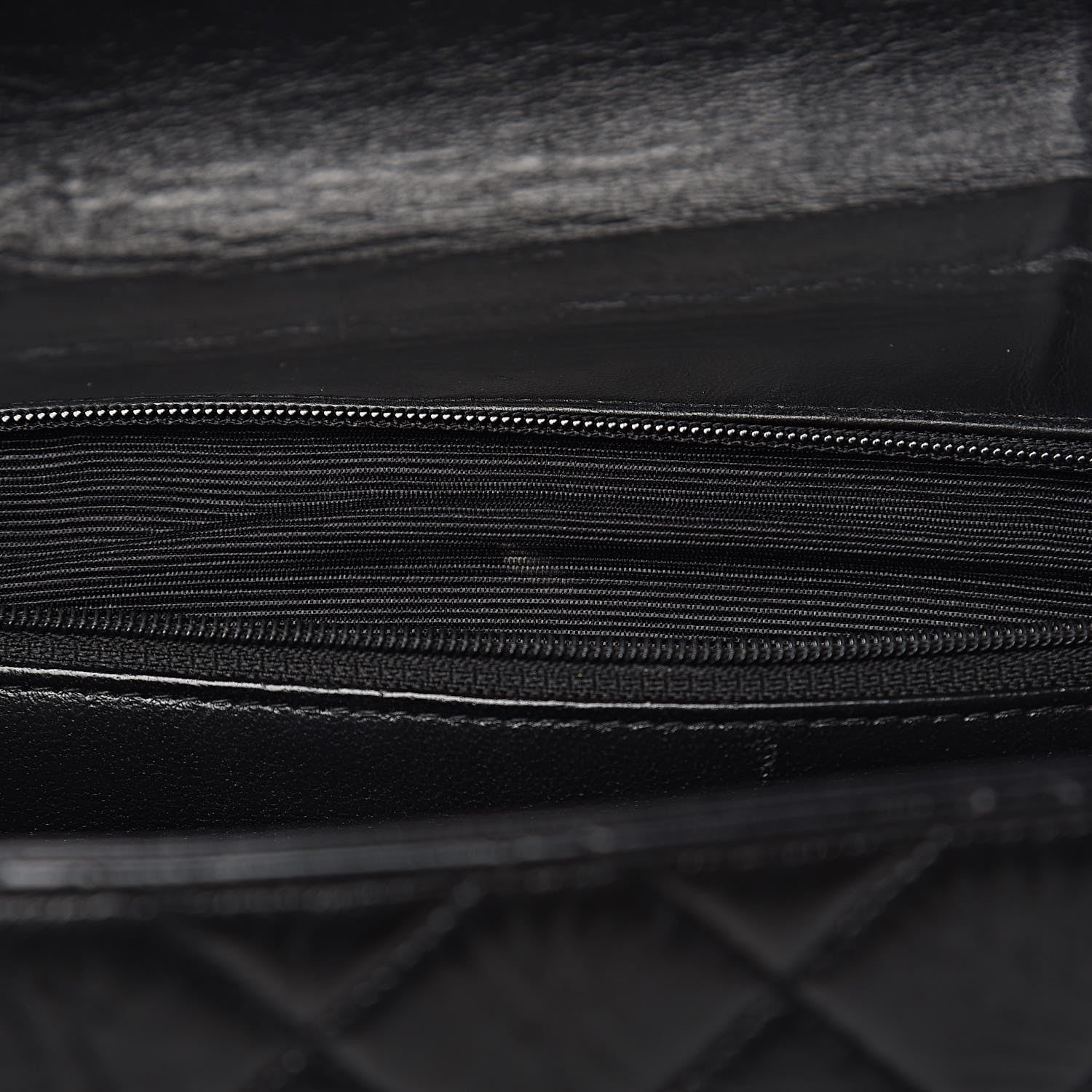 Chanel Lambskin Quilted Jumbo Single Flap Black 12 of 14