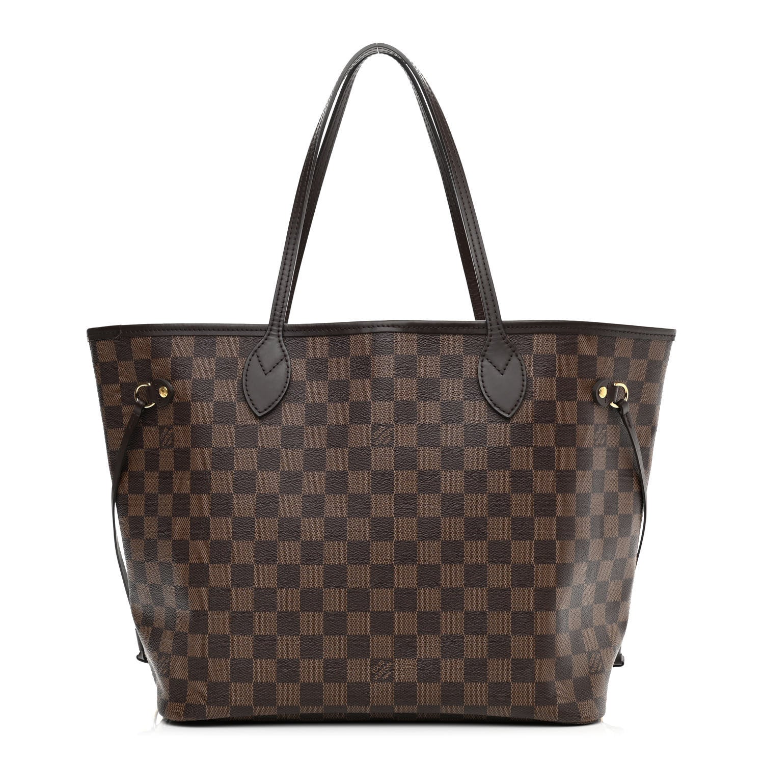 Louis Vuitton Damier Ebene Neo Neverfull MM Rose Ballerine 1 of 12
