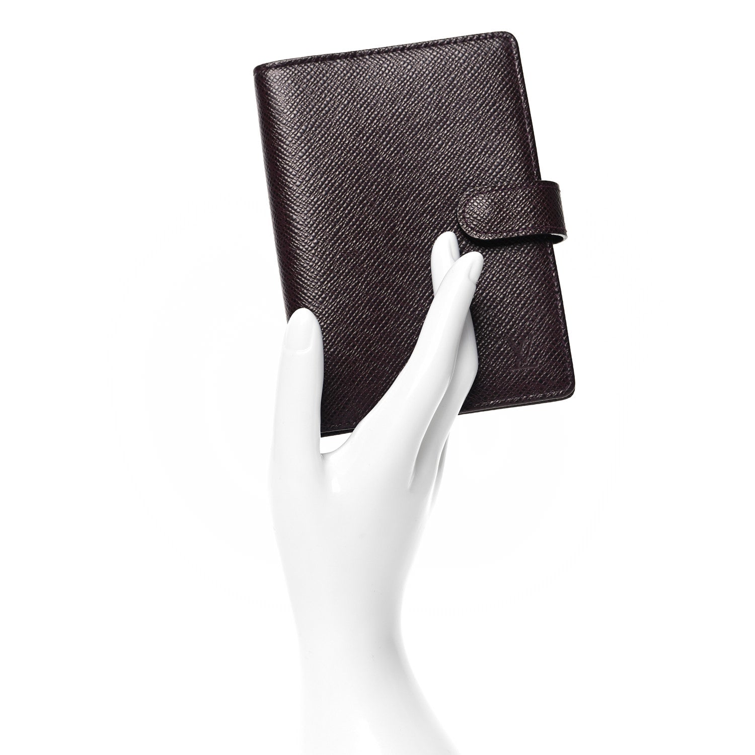 Louis Vuitton Taiga Small Ring Agenda Cover Burgundy 2 of 7