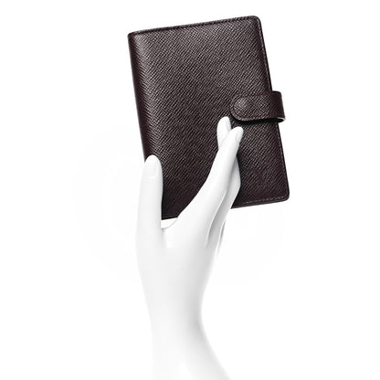 Louis Vuitton Taiga Small Ring Agenda Cover Burgundy 2 of 7