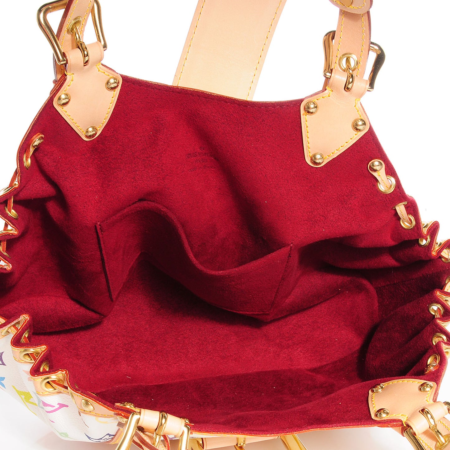 Monogram Multicolor Theda GM White