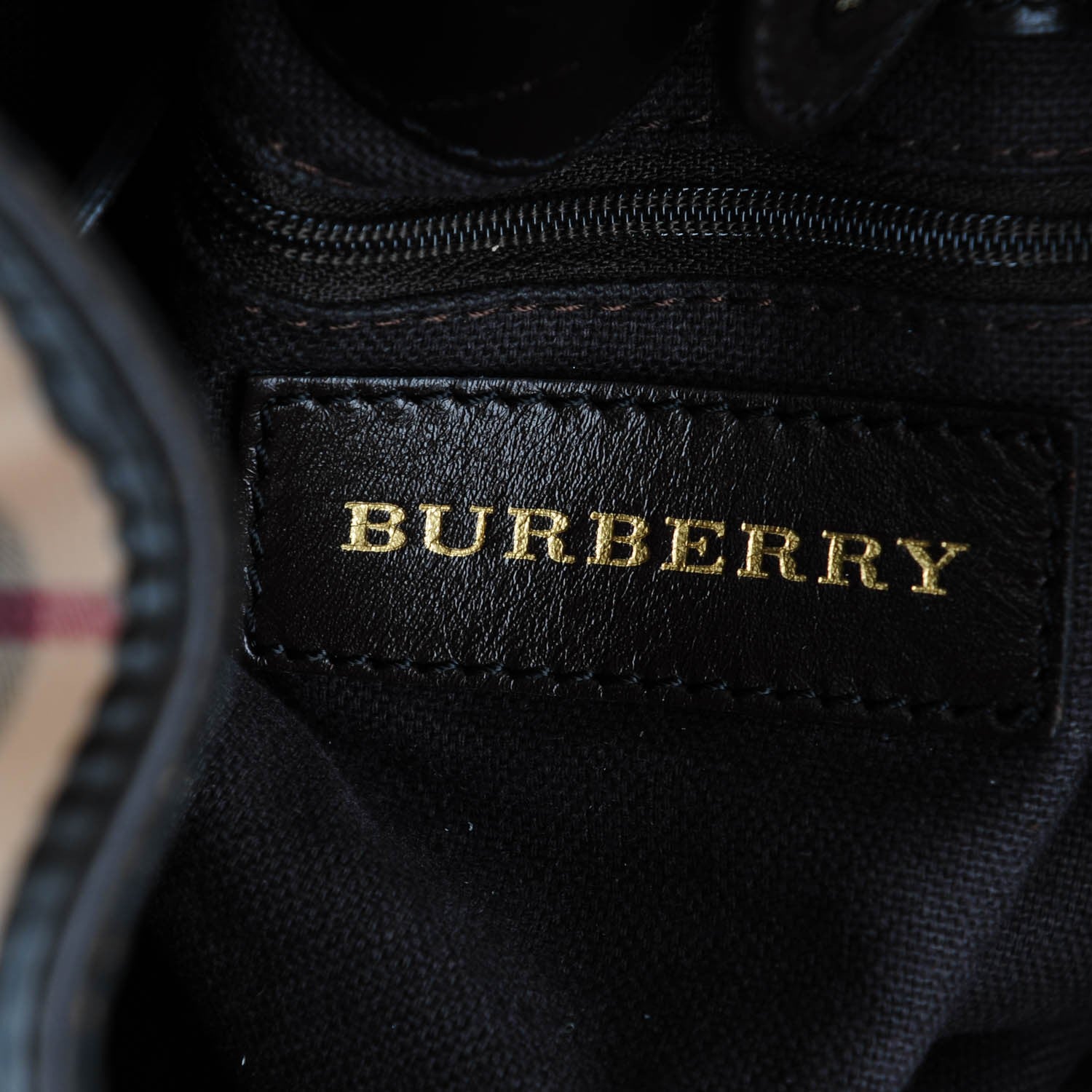 Burberry Haymarket Check Medium Willenmore Hobo Chocolate 8 of 8