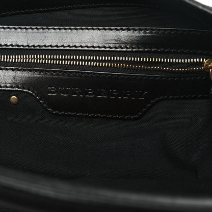 Burberry House Check Bridle Calfskin Medium Gosford Hobo Black 5 of 11