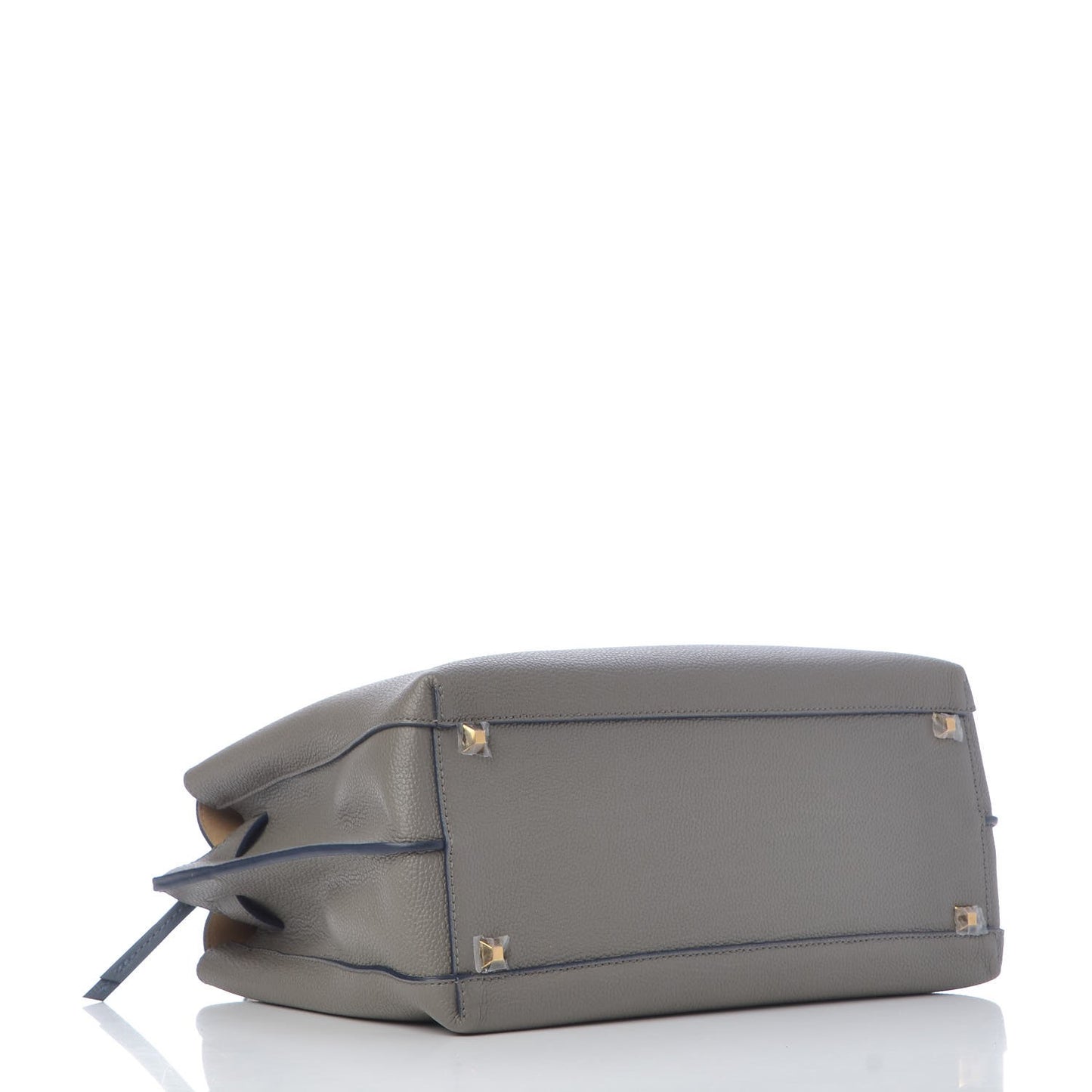Grained Calfskin Medium Milla Tote Bungee Cord