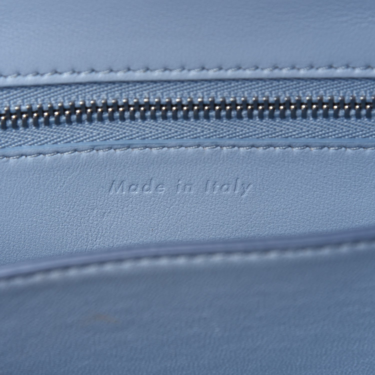 Celine Box Calfskin Small Classic Box Flap Bag Pale Blue 6 of 10