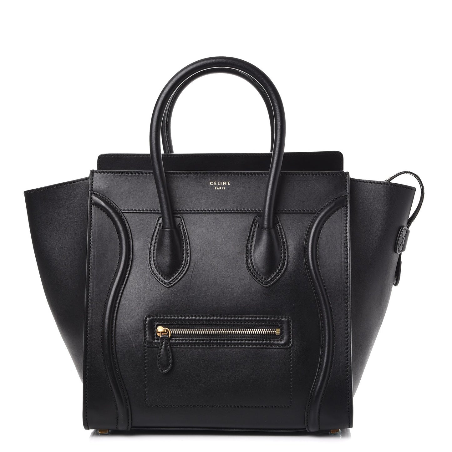 Smooth Calfskin Mini Luggage Black