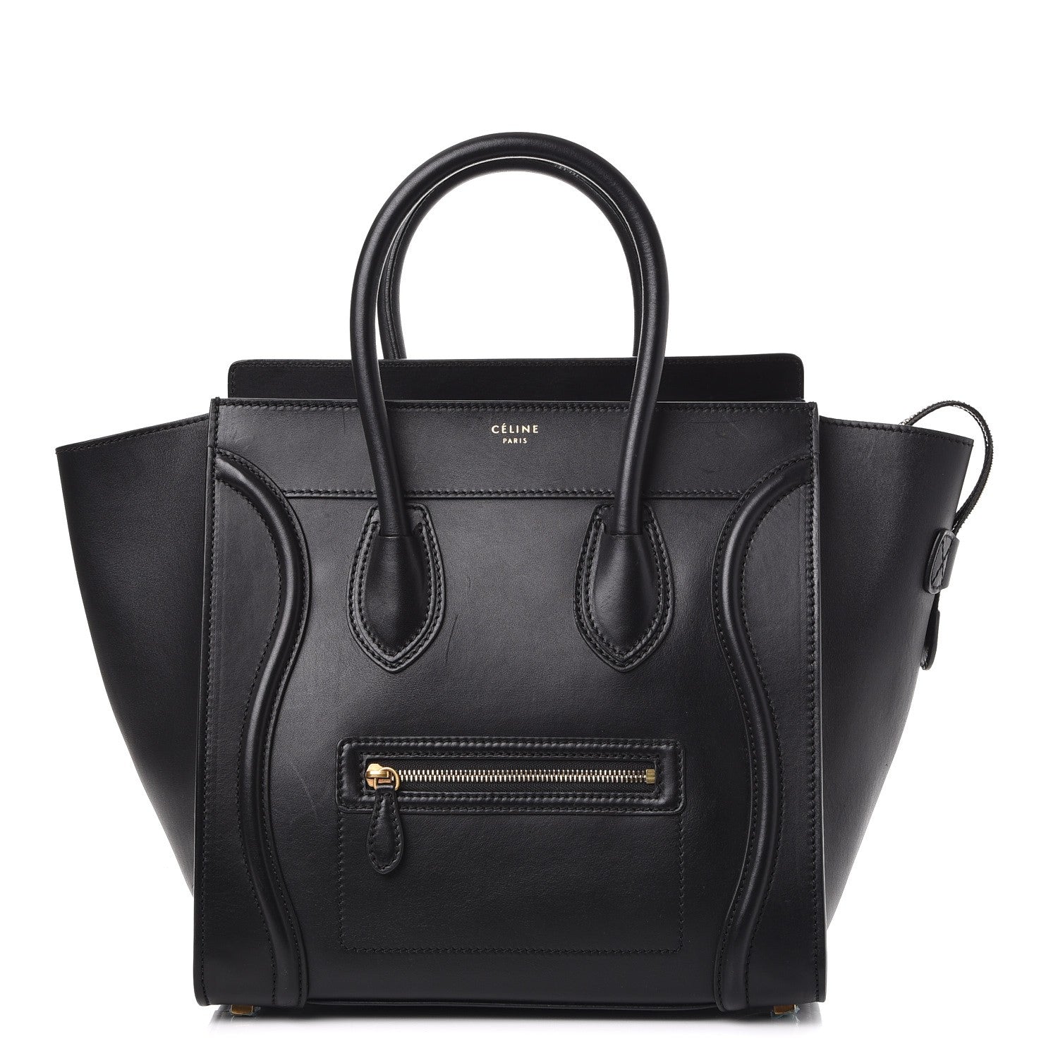 Celine Smooth Calfskin Mini Luggage Black 1 of 12