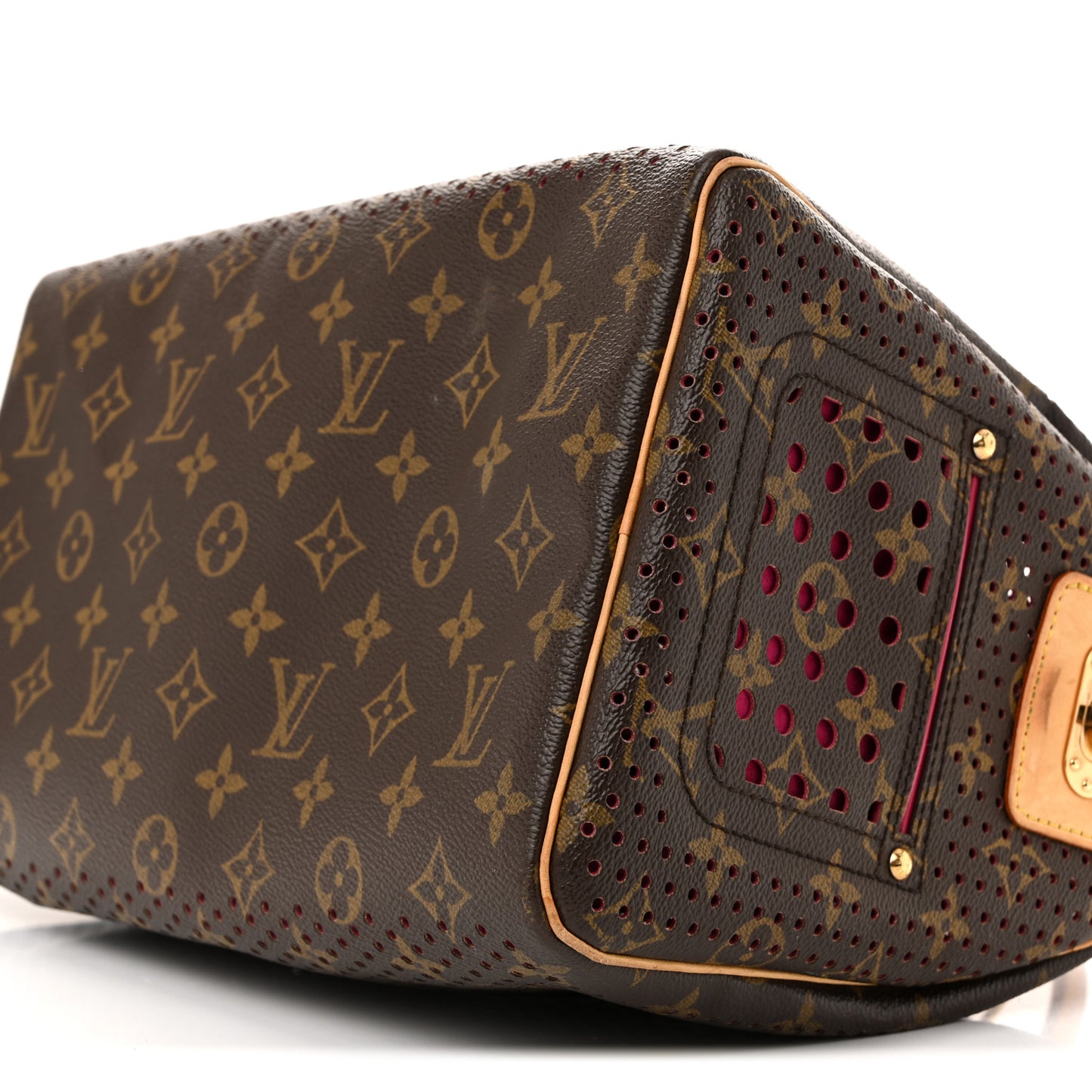 Monogram Perforated Speedy 30 Fuchsia