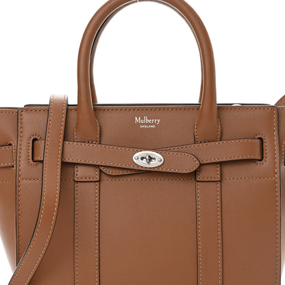 Mulberry Small Classic Silky Calfskin Mini Zipped Bayswater Teak 7 of 11