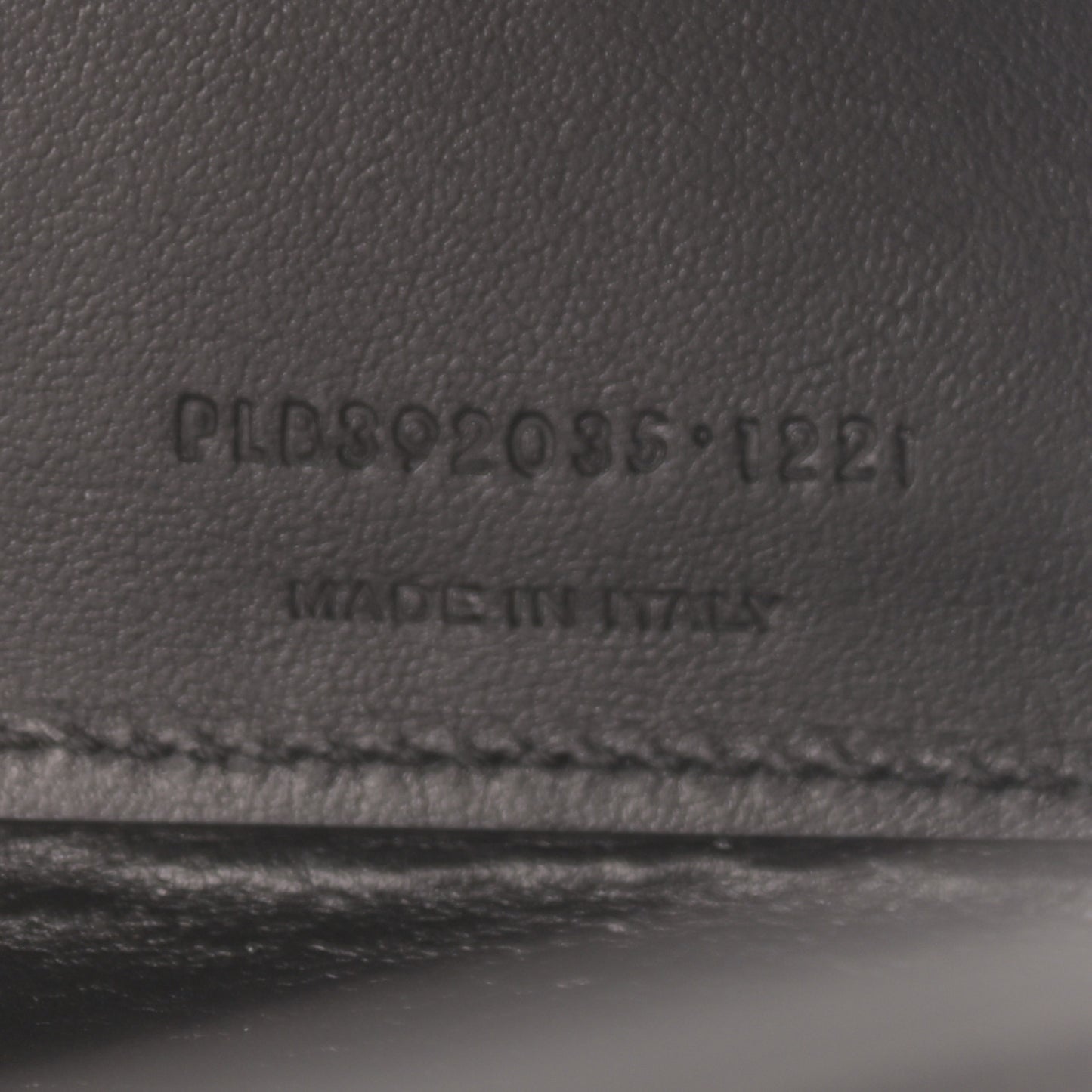 Grained Calfskin Nano Sac De Jour Black