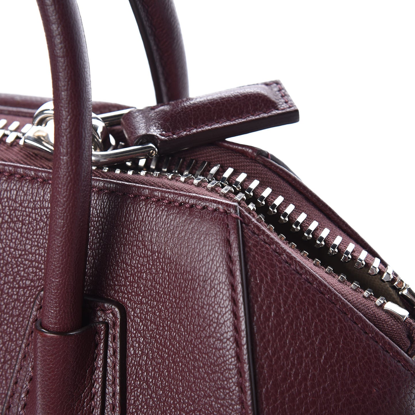 Sugar Goatskin Mini Antigona Oxblood