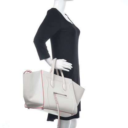 Celine Smooth Calfskin Medium Phantom Luggage White 2 of 26