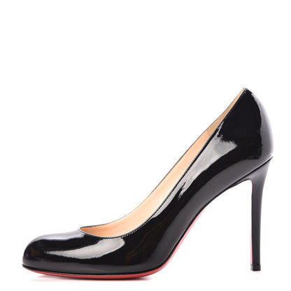 Christian Louboutin Patent Simple 100 Pumps 39 Black 1 of 8