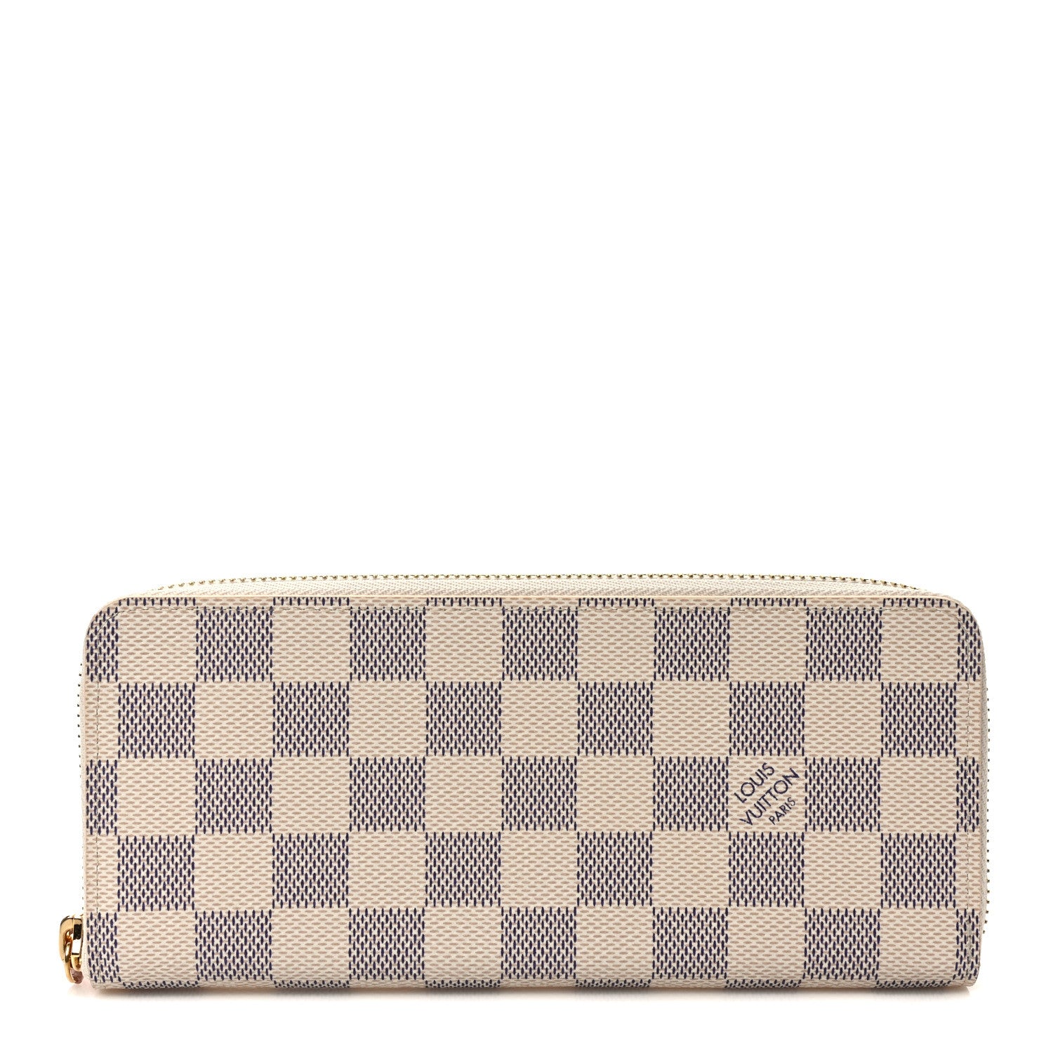 Louis Vuitton Damier Azur Clemence Wallet Rose Ballerine 1 of 7