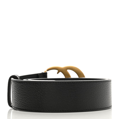 Gucci Textured Calfskin Double G 40mm Belt 85 34 Black 2 of 6