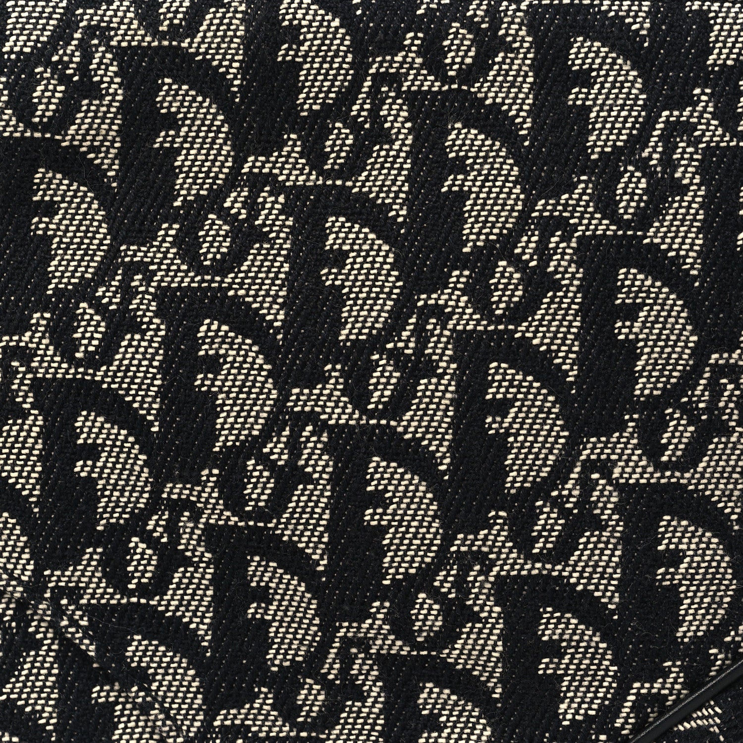 Christian Dior Monogram Mini Saddle Pochette Black 8 of 10