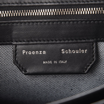 Proenza Schouler Grained Calfskin Medium PS1+ Satchel Indigo 6 of 7