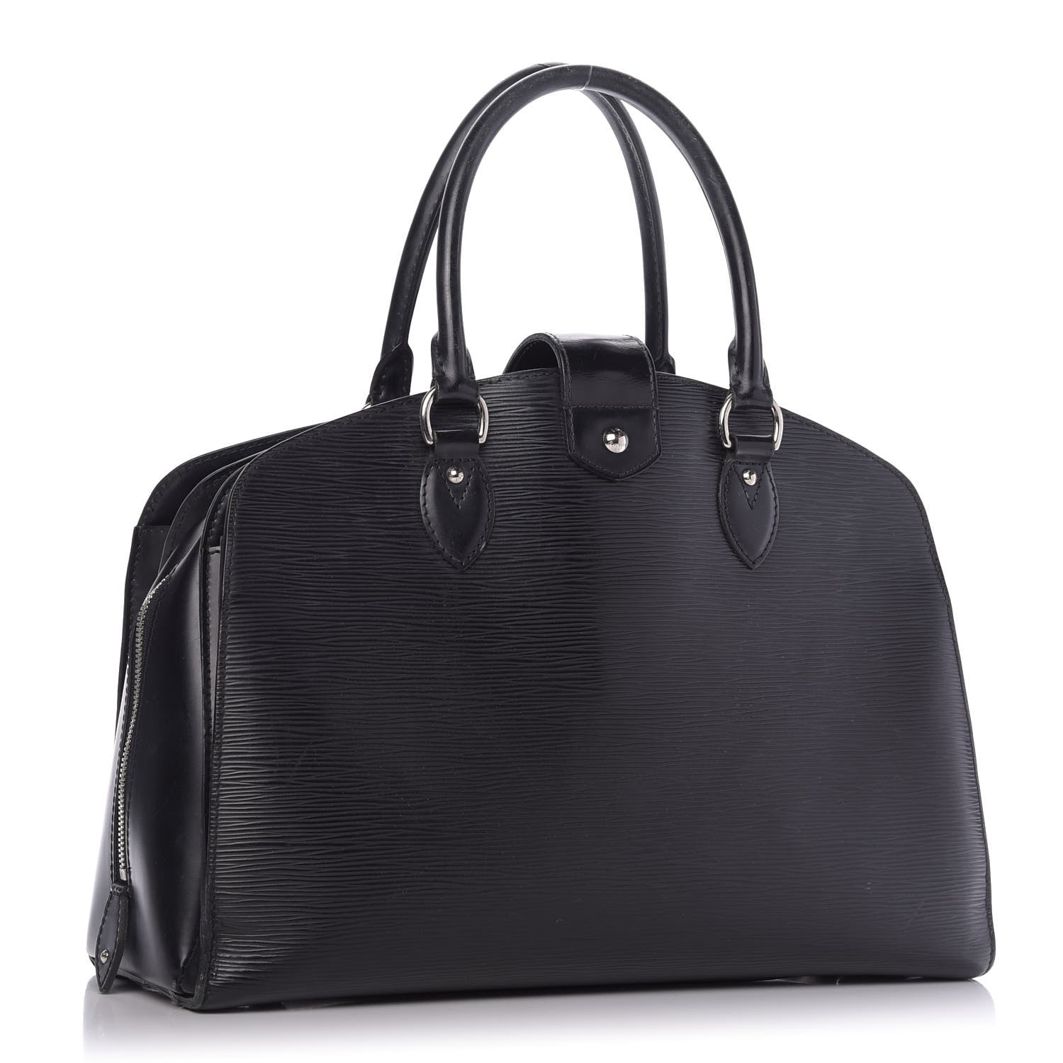 Louis Vuitton Epi Pont-Neuf GM Black 3 of 8