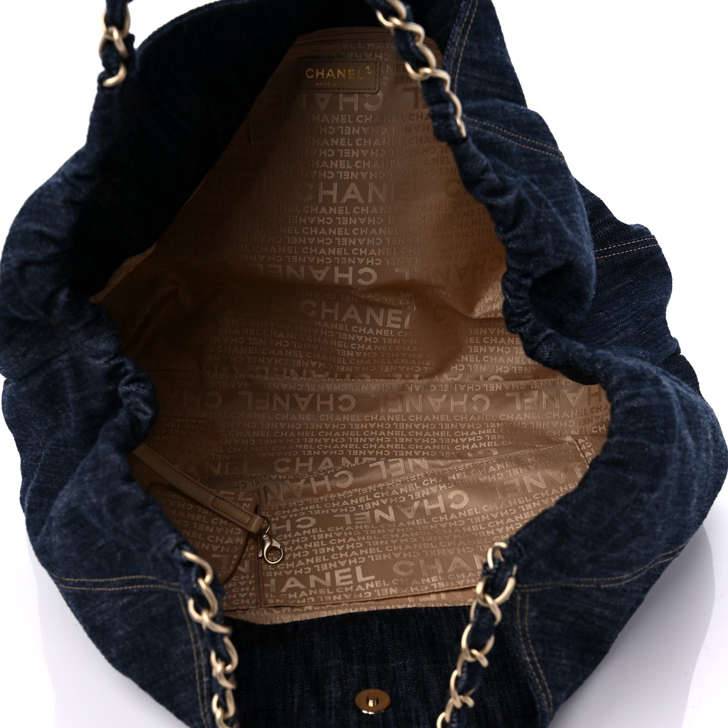 Denim XL Coco Cabas Tote Dark Blue