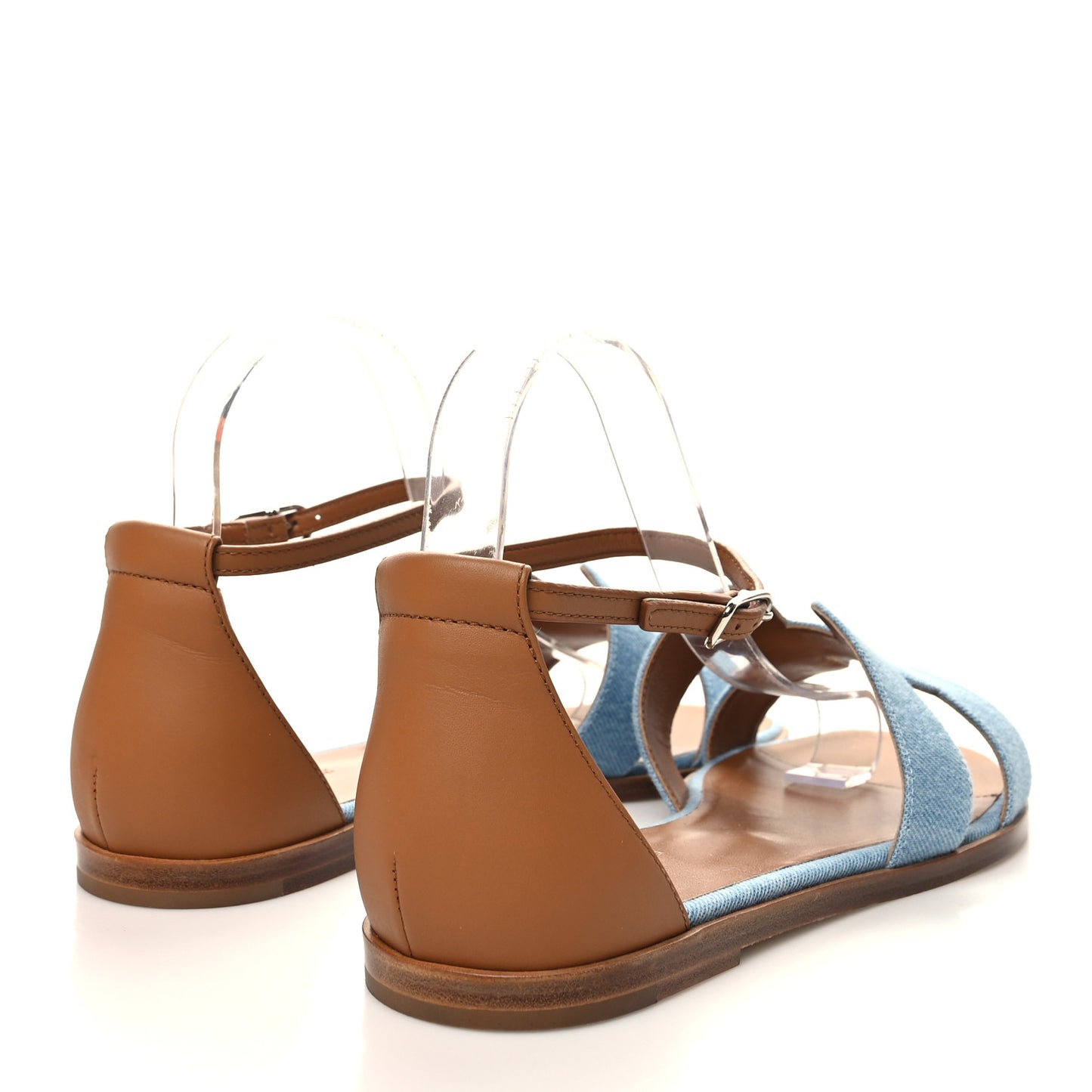 Denim Santorini Sandals 40 Bleu Clair