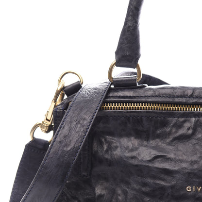 Givenchy Tumbled Sheepskin Medium Pandora Navy 12 of 12