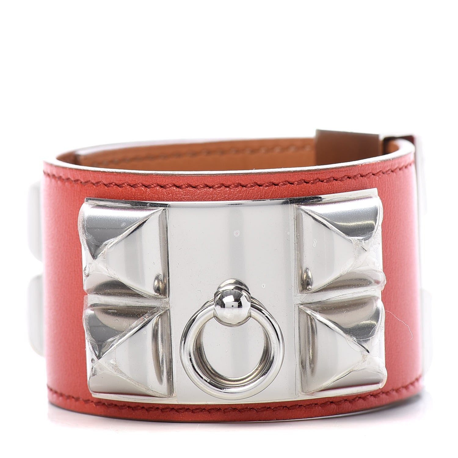 Hermes Swift Collier de Chien CDC Bracelet S Sanguine 1 of 6