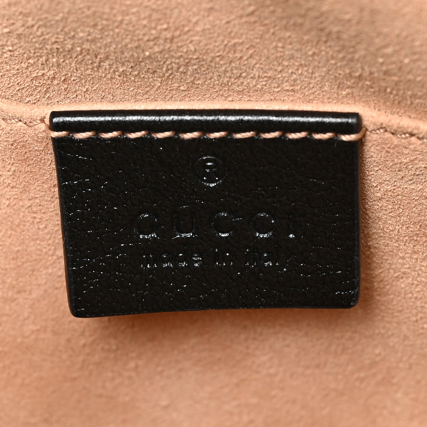 Gucci Monogram Matelasse Diagonal Small GG Marmont Chain Shoulder Bag Beige Black 6 of 9