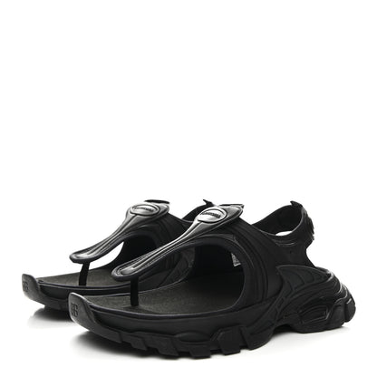 Balenciaga Neoprene Rubber Thong Sandals 37 Black 4 of 9