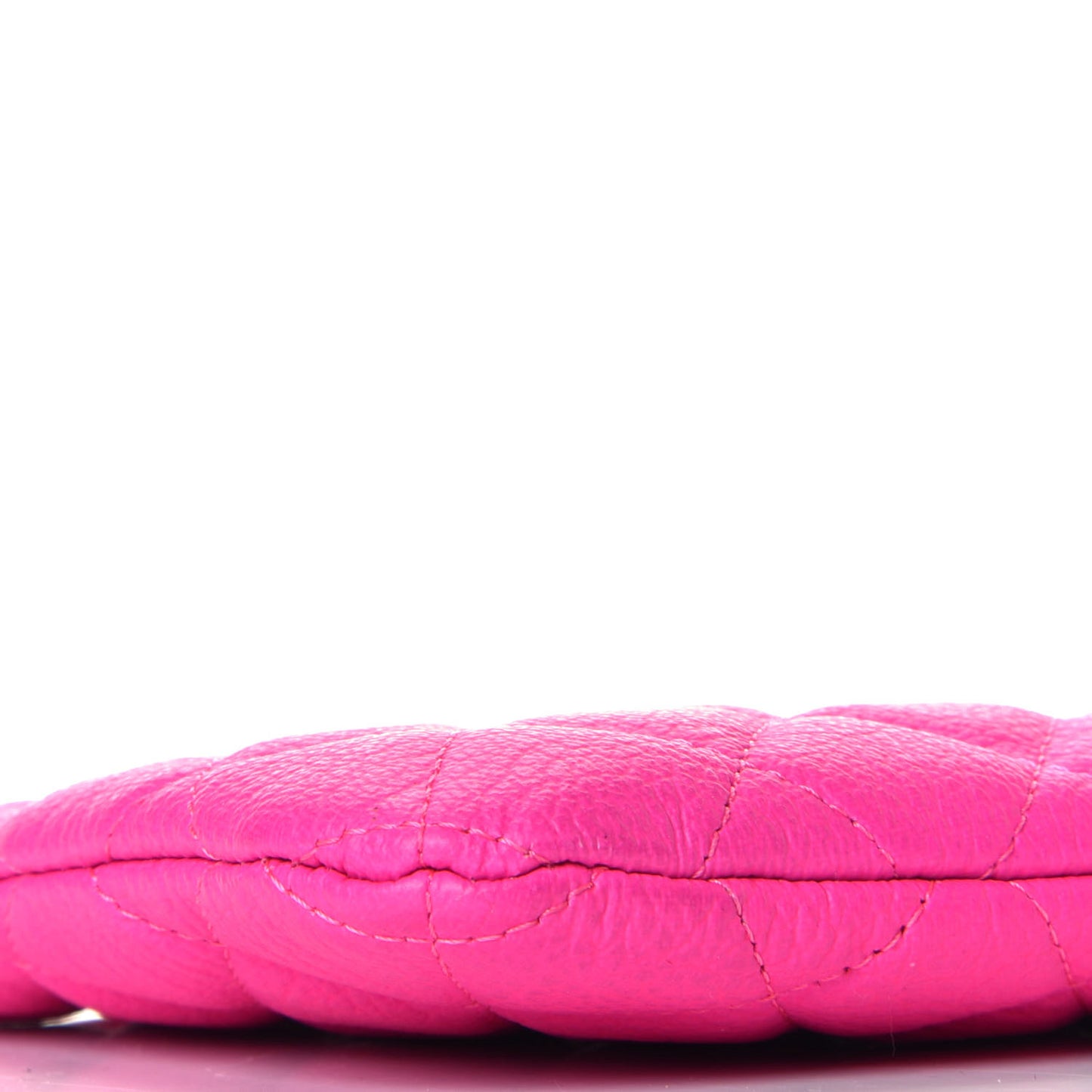 Goatskin Quilted Medium Reissue Cosmetic Case Pink