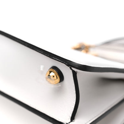 Fendi Shiny Nappa Petite Peekaboo I SEE U Satchel White 12 of 13