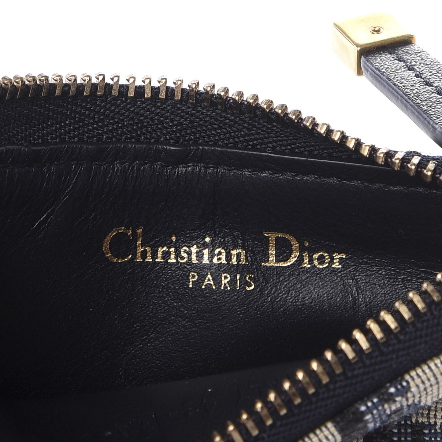 Oblique Saddle Coin Purse Blue