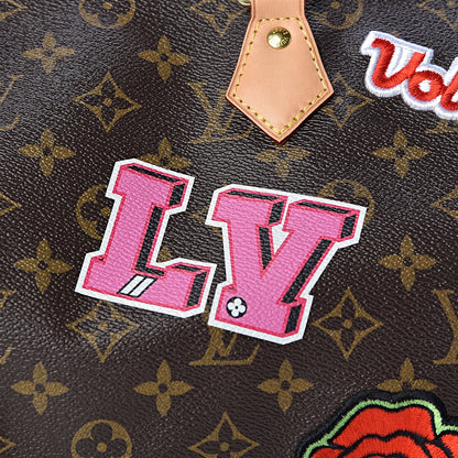 Louis Vuitton Monogram Patches Speedy Bandouliere 30 9 of 11