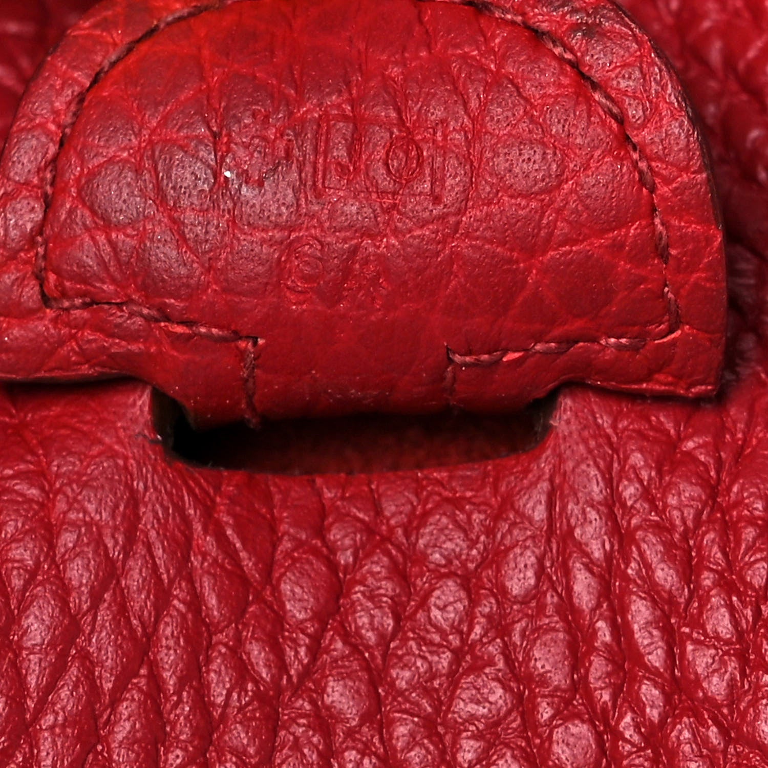 Hermes Taurillon Clemence Evelyne III PM Rouge Garance 7 of 21