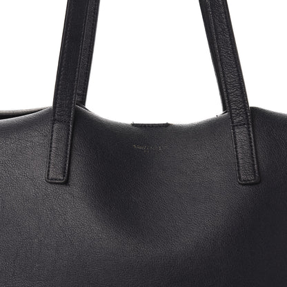 Saint Laurent Calfskin Large Shopping Tote Navy 17 of 20