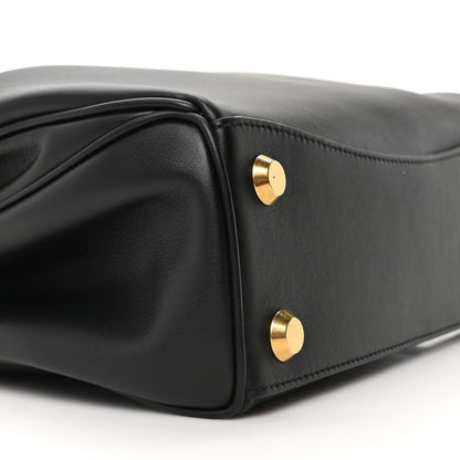 Balenciaga Natural Smooth Calfskin Small Rodeo Top Handle Handbag Black 9 of 10